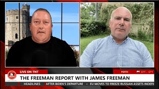 TNT RADIO The Freeman Report with John Laughland  24 July 2024 [upl. by Janerich]