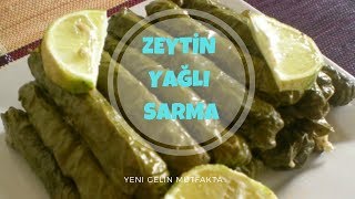 ZEYTİNYAĞLI YAPRAK SARMASI TARİFİ DÜDÜKLÜDE [upl. by Celisse697]