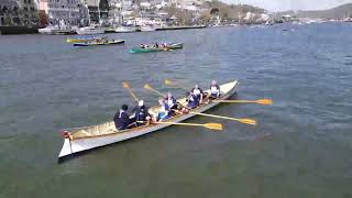 Dartmouth Easter Gig Regatta 2024 Mens B Race [upl. by Rogerg452]