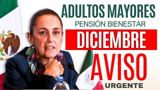 🔔Adultos Mayores La Presidenta da AVISO🔔Pensión y Programas Bienestar🔔 [upl. by Enetsirk]