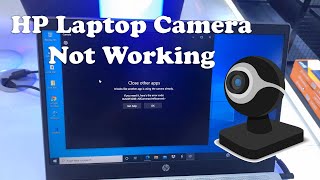 How To Fix HP Laptop Camera Not Working In Windows 10 [upl. by Anneres]