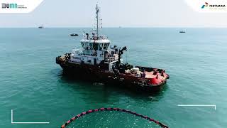 Drill Oil Spill Response OSR Marine Port Tuban [upl. by Dina]