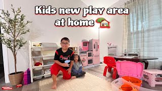 KIDS NEW PLAY AREA  OUR MORNING ROUTINE  FILIPINO NURSE IN USA 🇵🇭🇺🇸 [upl. by Ahseneuq]