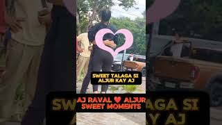 WOW AJ RAVAL AT ALJUR SWEET COUPLE HUG LOOKS HAPPY TOGETHER ajraval aljurabrenica vivamax [upl. by Rennold]