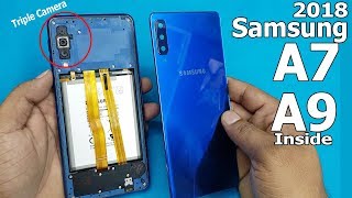 How To Open Samsung Galaxy A7 2018 Back Panel  Samsung A7  A9 2018 Disassembly [upl. by Asoramla]