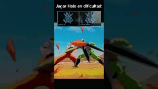 Jugar Halo en sus dificultades 🤑 shorts halo xd random memes [upl. by Jeremy]