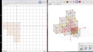 3D Würfelgebäude mit Geogebra 50 erstellt  Teil 1 [upl. by Adieren]