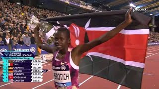 Faith Cherotich Wins Womens 3000m Steeplechase Race at Brussels Diamond League 2024 vs Yavi [upl. by Ortrude]