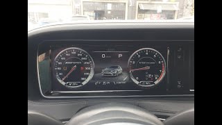 W222 instrument cluster flashed to AMG  S500 IC222 enabled to S63 AMG Menu CODINGBAKU [upl. by Domenic328]