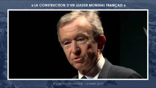 Conférence de Bernard Arnault à lÉcole polytechnique [upl. by Roarke172]