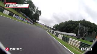 Onboard alert Cadwell Park MCE BSB Free Practice one [upl. by Valeda]