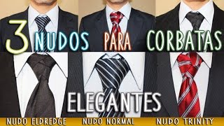 NUDOS DE CORBATA ELEGANTES [upl. by Garbe]