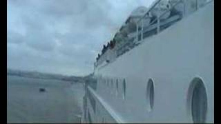 Brittany Ferries MV Pont Aven Bridge leaving Santander part 2 [upl. by Siramed725]