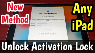 Unlock iPad iCloud Lock Remove Lock To Owner  Unlock iPad Activation Lock  Remove iPad iCloud Lock [upl. by Sontag]