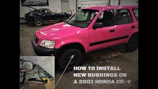 How to replace sway bar bushings on a 2001 honda crv [upl. by Eatnuhs]