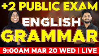 Plus Two English Public Exam  Grammar  Eduport Plus Two [upl. by Daegal]