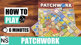 How to Play Patchwork Board Game An Uwe Rosenberg Game [upl. by Airotel]