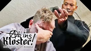 Radikale Entscheidung Marcel rasiert seine Haare ab  Ab ins Kloster  Kabel Eins [upl. by Mcnamee]