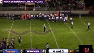 Parkston Trojans vs Winner Warriors Football [upl. by Kerby]