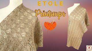 TUTO ETOLE CROCHET PRINTEMPS FACILE [upl. by Bernardine]