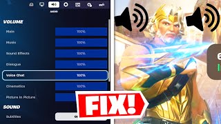 HOW TO FIX GAME CHAT AUDIO IN FORTNITE SEASON 2 Voice Chat Not Working [upl. by Ardnic882]