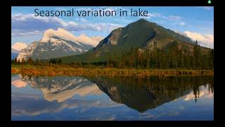 seasonal variation in lake [upl. by Kielty]