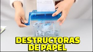 📜TOP 4 MEJORES Destructoras de Papel BARATAS de Aliexpress 2024📋Trituradoras de Documentos📃 [upl. by Adey]