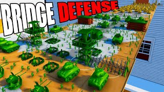 Green Army Men BRIDGE FORTRESS vs CHRISTMAS INVASION  Attack on Toys [upl. by My]