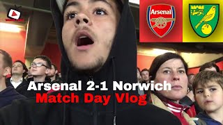 Arsenal 21 Norwich  Match Day Vlog  💥 AFTV Young Gunz 💥 [upl. by Odlaniger]