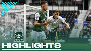 Highlights  Derby County 23 Plymouth Argyle [upl. by Akinek]