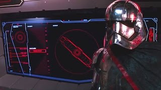 Star Wars The Force Awakens  All Captain Phasma Scenes [upl. by Attenaz]