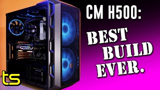 BEST BUILD EVER Cooler Master H500 is spacious [upl. by Fiorenze]