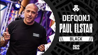 Paul Elstak  Defqon1 Weekend Festival 2022  Sunday  BLACK [upl. by Eitsirc]