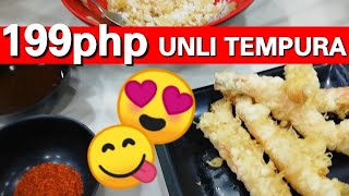 199php Unli Tempura  Eat All You Can  Karate Kid [upl. by Jami]