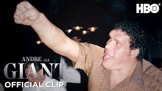 The Greatest Drinker of All Time Official Clip  Andre The Giant  HBO [upl. by Glimp]