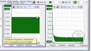 Using the Spectrum Analyzer  Multi Channel oscilloscope software [upl. by Armalda]