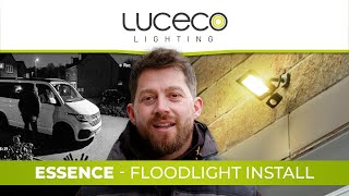 🛡️ Illuminate amp Protect RealLife Install of Luceco Essence Security Floodlight with Mat Thomas [upl. by Desai]