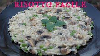 Risotto aux champignons super facile et rapide Vegan HCLF  Sel [upl. by Annaerb]