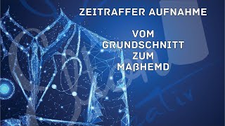 Vom Grundschnitt zum Maßhemd Zeitraffer [upl. by Neelyaj120]