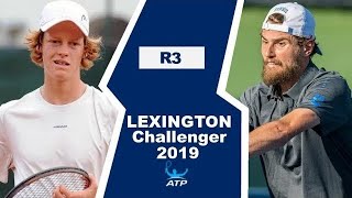 Jannik Sinner vs Maxime Cressy  LEXINGTON 2019 [upl. by Ynnep]