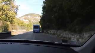 Drive from Amalfi Coast Road to Ravello [upl. by Placida749]