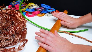 How to Strip any Wire quickly and Without problems TOP 15 LIFE HACKS [upl. by Coster]