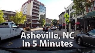 Asheville NC in 5 minutes  1000 High Speed Tour [upl. by Araec]