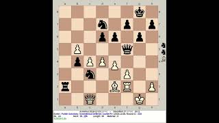 Arminius 20181223 vs Stockfish 17  Polish Sokolsky Symmetrical Defense chess [upl. by Allimaj]