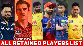 IPL 2025 All Retained Players List amp Prices  IPL 2025 News [upl. by Sorcha384]