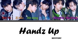 BOY STORY  Handz Up Color Coded Lyrics  Chi  HYPY  Eng [upl. by Adranoel428]