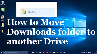 How to move Downloads folder to another drive in Windows 10 and Windows 11 [upl. by Krusche]