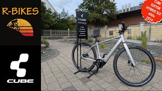 Ebikes 2024 Cube Editor Hybrid SLX 400X sleekgrey´n´spectral WALKAROUND REVIEW [upl. by Aramaj]