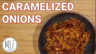 EASY CARAMELIZED ONIONS RECIPE [upl. by Hildie]