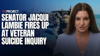 Senator Jacqui Lambie Fires Up At Veteran Suicide Inquiry [upl. by Jillian]